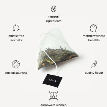 Saffron Sencha Green Tea Blend (Sachets)